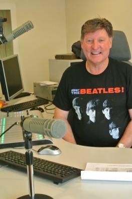 Man wearing Beatles t-shirt