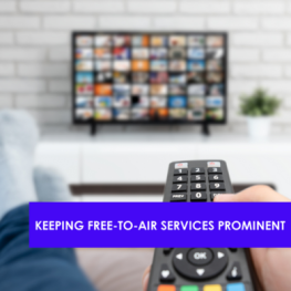 Keeping free-to-air services prominent