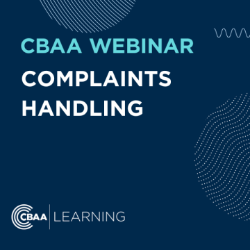 Complaints Handling - CBAA Webinar May 2023